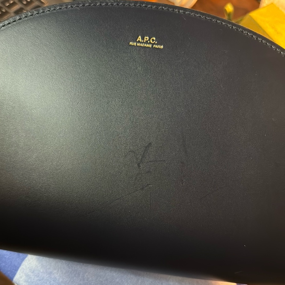 New APC navy blue half moon bag - Picture 2 of 12